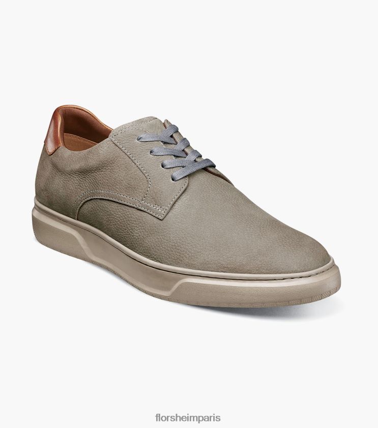 baskets à lacets à bout uni premier Florsheim Hommes TBZJJL233 chaussure gris