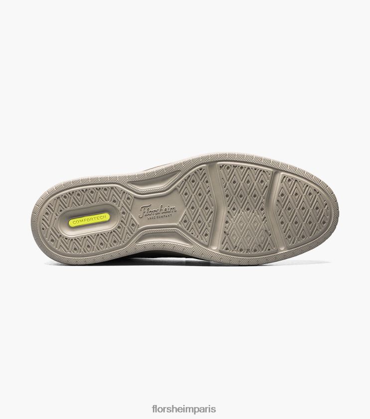 baskets à lacets à bout uni premier Florsheim Hommes TBZJJL233 chaussure gris