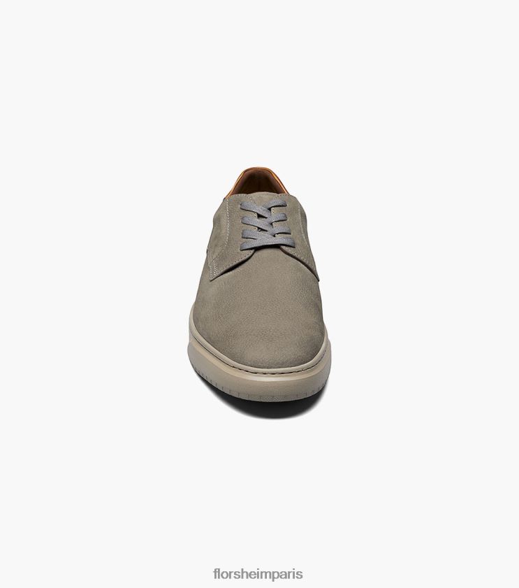 baskets à lacets à bout uni premier Florsheim Hommes TBZJJL233 chaussure gris