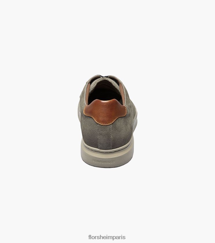 baskets à lacets à bout uni premier Florsheim Hommes TBZJJL233 chaussure gris