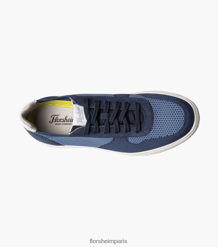heist 1 baskets en maille à 6 œillets avec dentelle sur les orteils Florsheim Hommes TBZJJL16 chaussure bleu