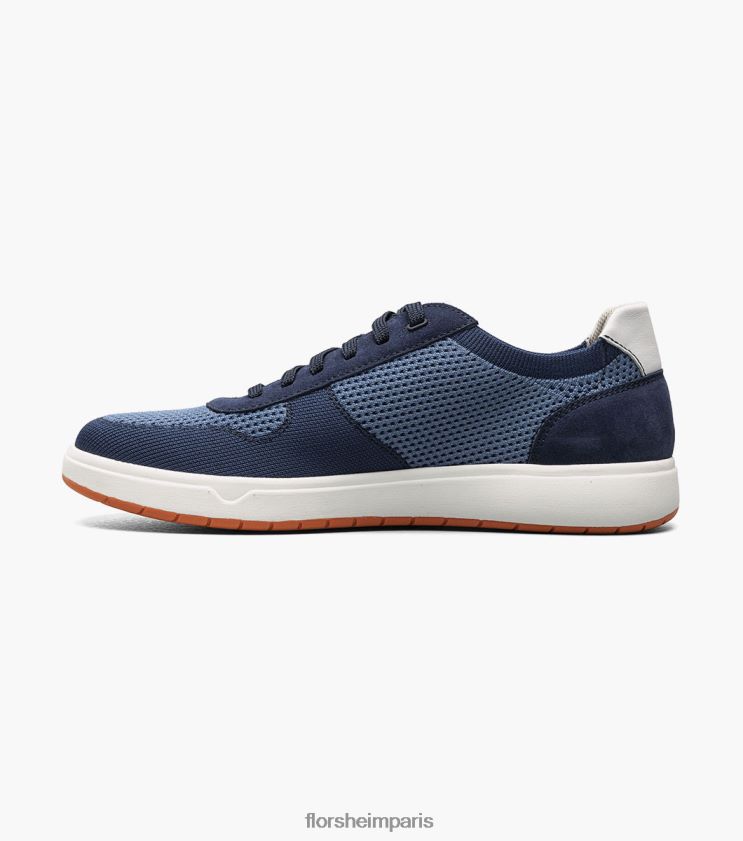 heist 1 baskets en maille à 6 œillets avec dentelle sur les orteils Florsheim Hommes TBZJJL16 chaussure bleu