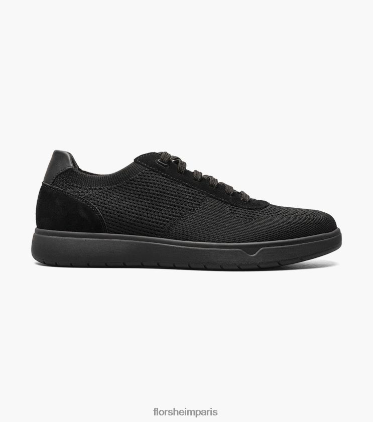 heist 1 baskets en maille à 6 œillets avec dentelle sur les orteils Florsheim Hommes TBZJJL17 chaussure noir