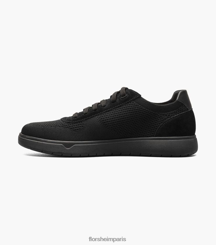heist 1 baskets en maille à 6 œillets avec dentelle sur les orteils Florsheim Hommes TBZJJL17 chaussure noir