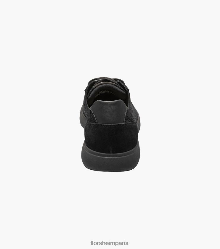 heist 1 baskets en maille à 6 œillets avec dentelle sur les orteils Florsheim Hommes TBZJJL17 chaussure noir