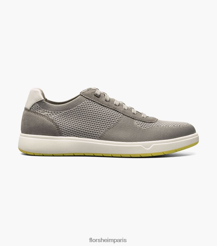heist 1 baskets en maille à 6 œillets avec dentelle sur les orteils Florsheim Hommes TBZJJL18 chaussure gris