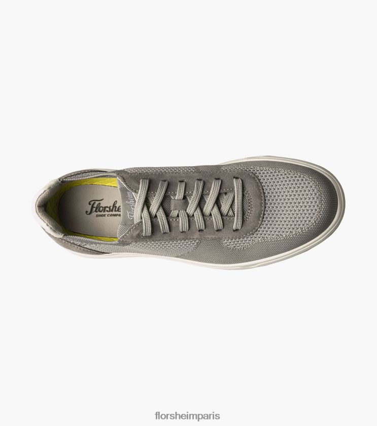 heist 1 baskets en maille à 6 œillets avec dentelle sur les orteils Florsheim Hommes TBZJJL18 chaussure gris
