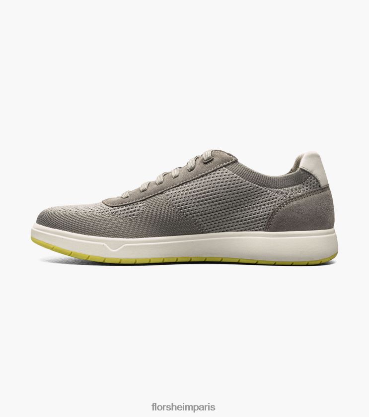 heist 1 baskets en maille à 6 œillets avec dentelle sur les orteils Florsheim Hommes TBZJJL18 chaussure gris