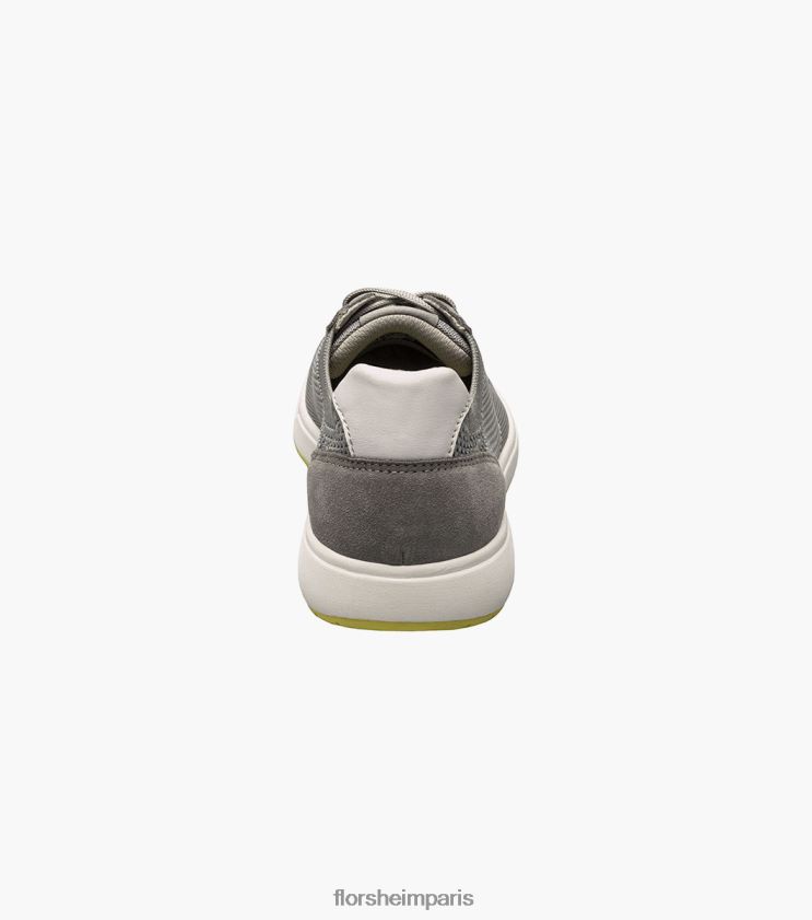 heist 1 baskets en maille à 6 œillets avec dentelle sur les orteils Florsheim Hommes TBZJJL18 chaussure gris