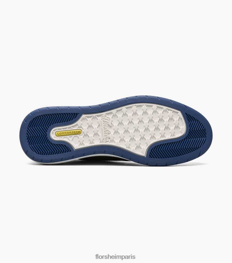 heist 1 baskets en maille à 6 œillets avec dentelle sur les orteils Florsheim Hommes TBZJJL20 chaussure noir blanc