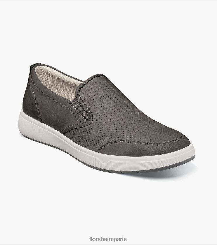 heist 2 baskets à enfiler avec bout mocassin Florsheim Hommes TBZJJL297 chaussure gris