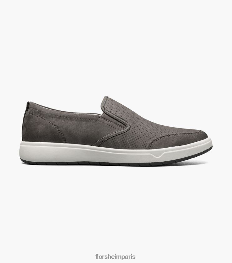 heist 2 baskets à enfiler avec bout mocassin Florsheim Hommes TBZJJL297 chaussure gris