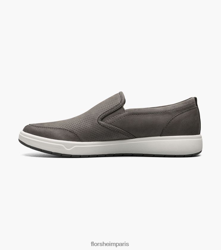 heist 2 baskets à enfiler avec bout mocassin Florsheim Hommes TBZJJL297 chaussure gris