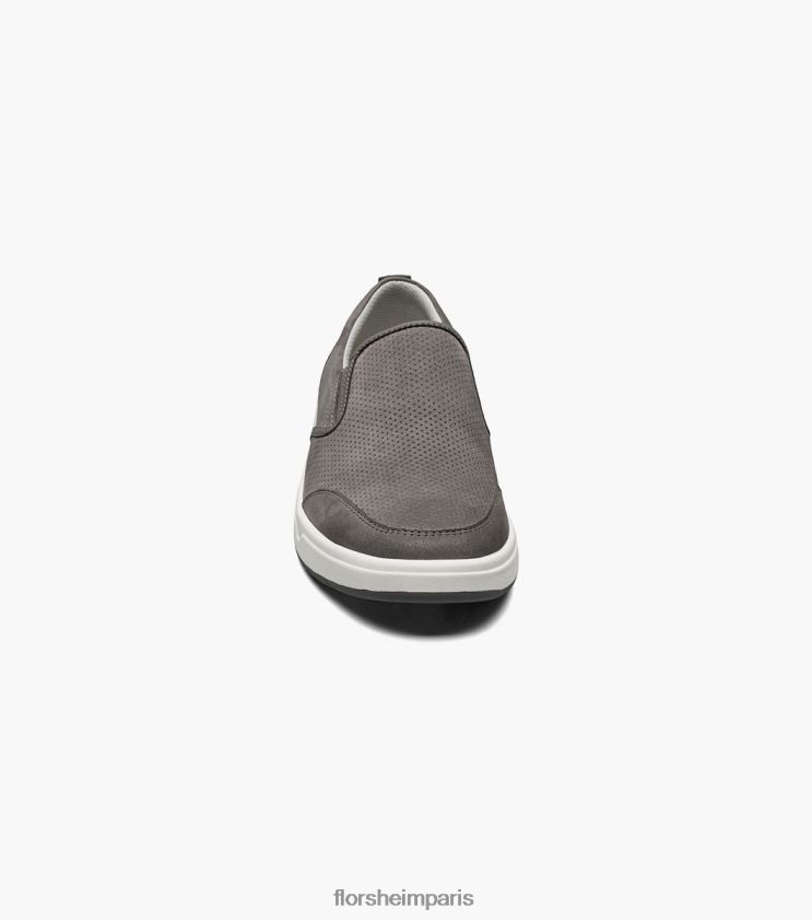 heist 2 baskets à enfiler avec bout mocassin Florsheim Hommes TBZJJL297 chaussure gris