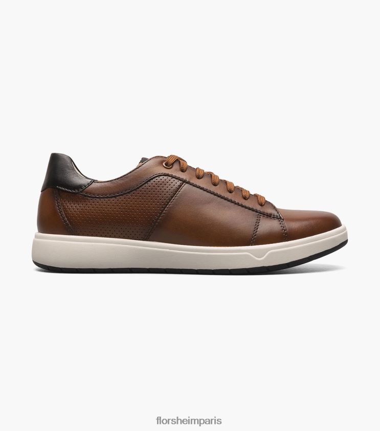 heist 2 baskets à lacets Florsheim Hommes TBZJJL25 chaussure Cognac