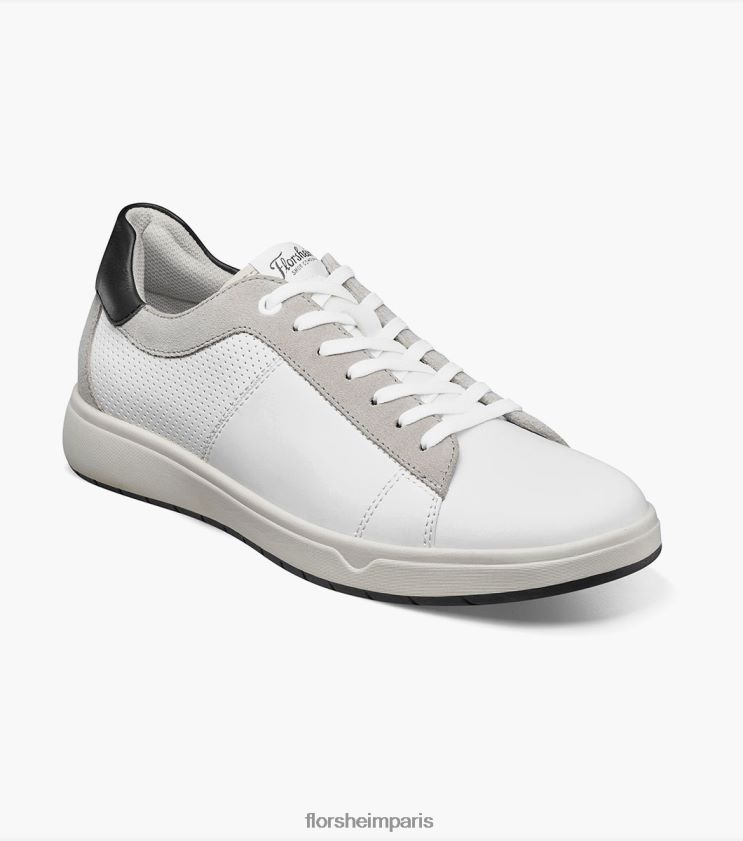 heist 2 baskets à lacets Florsheim Hommes TBZJJL27 chaussure noir blanc