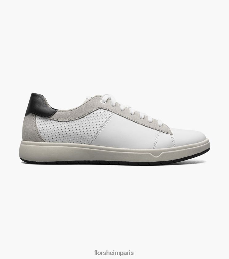 heist 2 baskets à lacets Florsheim Hommes TBZJJL27 chaussure noir blanc