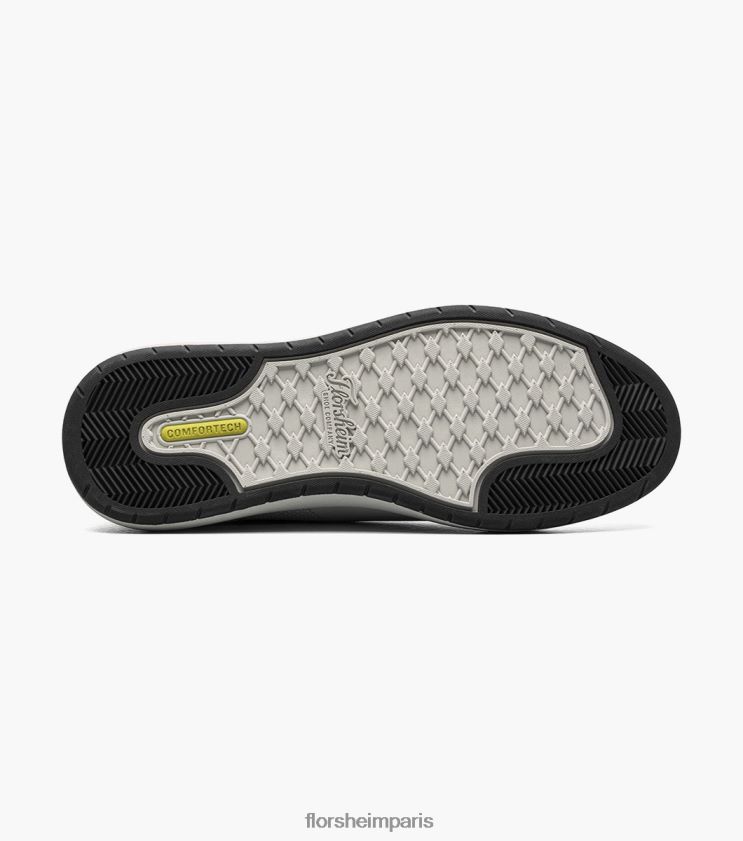 heist 2 baskets à lacets Florsheim Hommes TBZJJL27 chaussure noir blanc