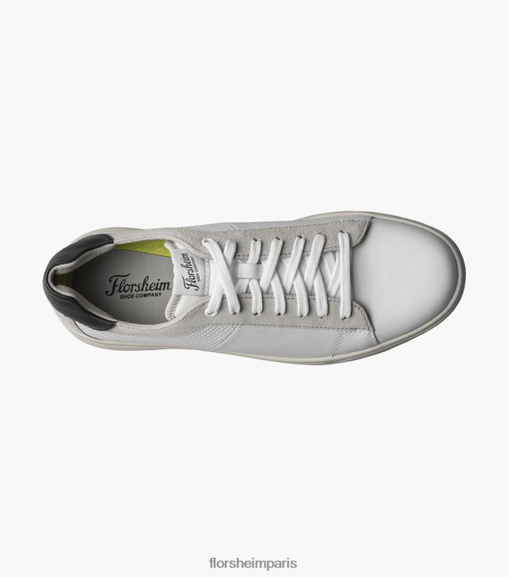 heist 2 baskets à lacets Florsheim Hommes TBZJJL27 chaussure noir blanc