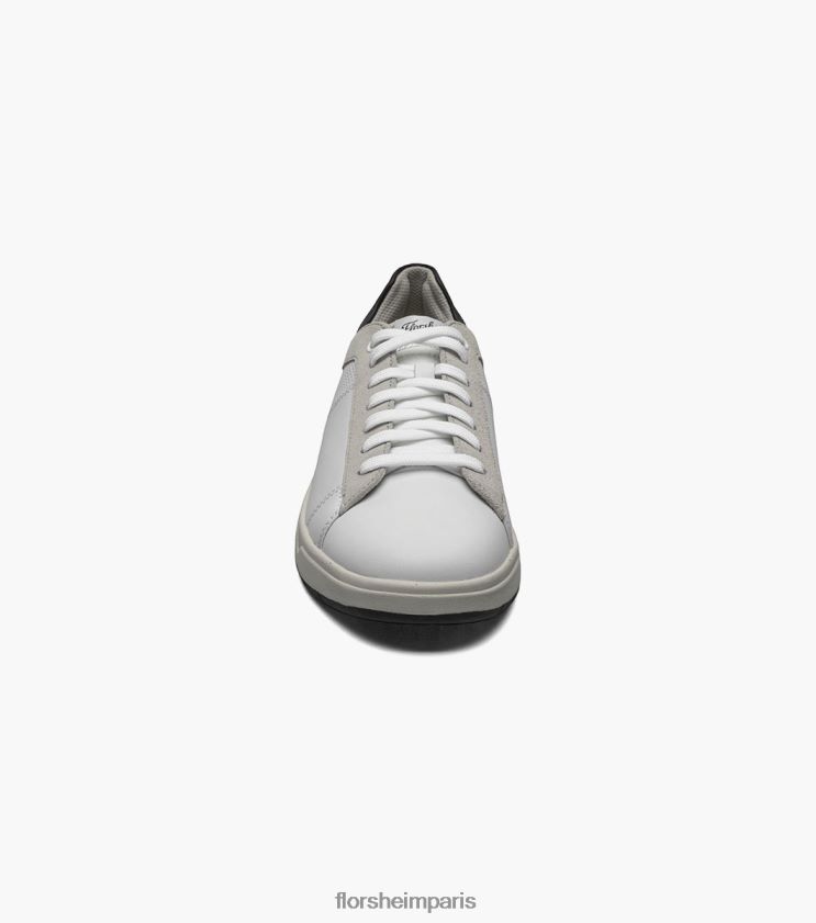 heist 2 baskets à lacets Florsheim Hommes TBZJJL27 chaussure noir blanc