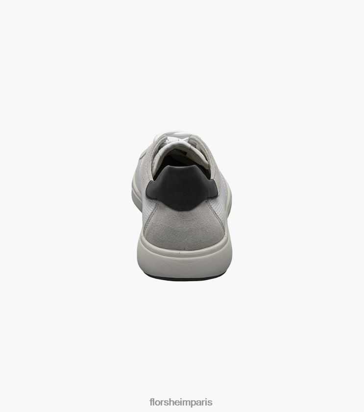 heist 2 baskets à lacets Florsheim Hommes TBZJJL27 chaussure noir blanc