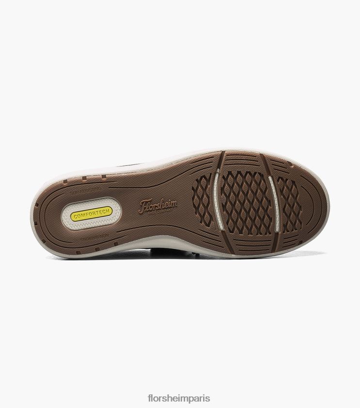sneaker à bout uni à bout en acier aventure Florsheim Hommes TBZJJL407 chaussure noir
