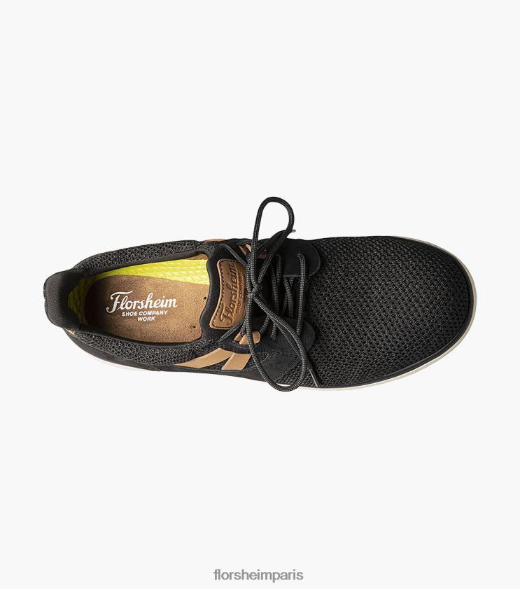 sneaker à bout uni à bout en acier aventure Florsheim Hommes TBZJJL407 chaussure noir