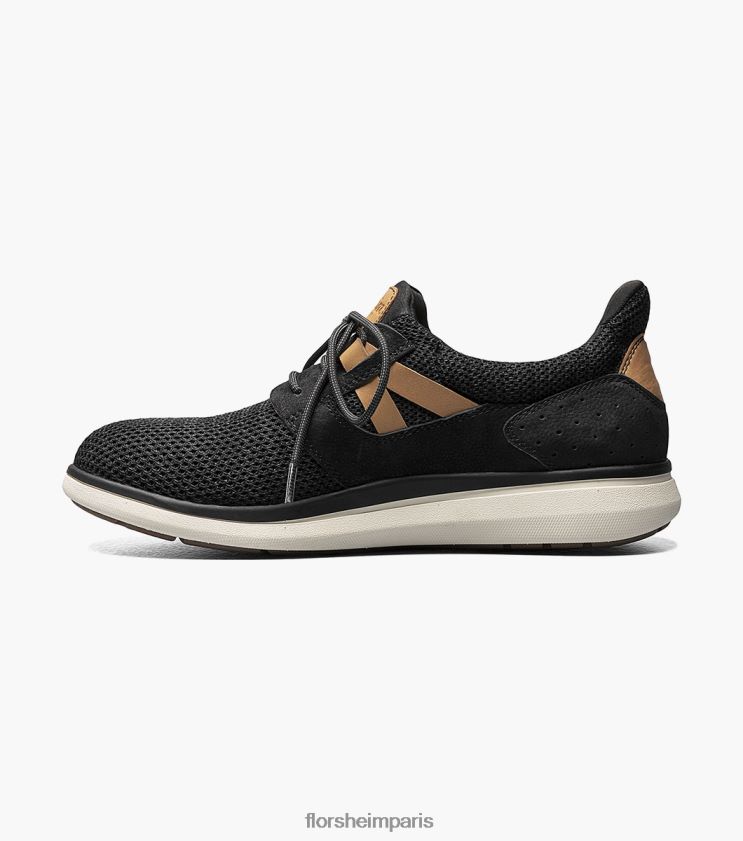 sneaker à bout uni à bout en acier aventure Florsheim Hommes TBZJJL407 chaussure noir