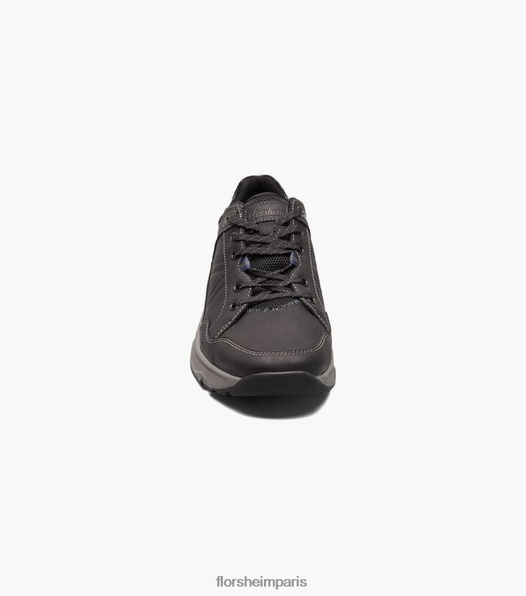 sneaker à lacets à bout mocassin bande de roulement lite 1 Florsheim Hommes TBZJJL308 chaussure ch noir