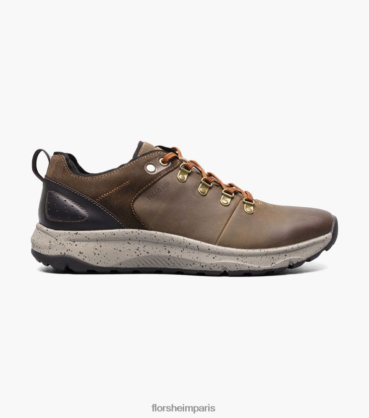 sneaker à lacets à bout uni bande de roulement lite 1 Florsheim Hommes TBZJJL314 chaussure ch marron