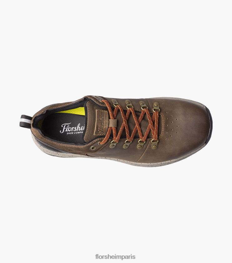 sneaker à lacets à bout uni bande de roulement lite 1 Florsheim Hommes TBZJJL314 chaussure ch marron