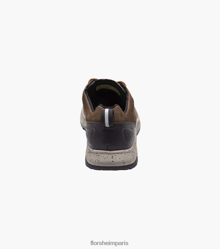 sneaker à lacets à bout uni bande de roulement lite 1 Florsheim Hommes TBZJJL314 chaussure ch marron