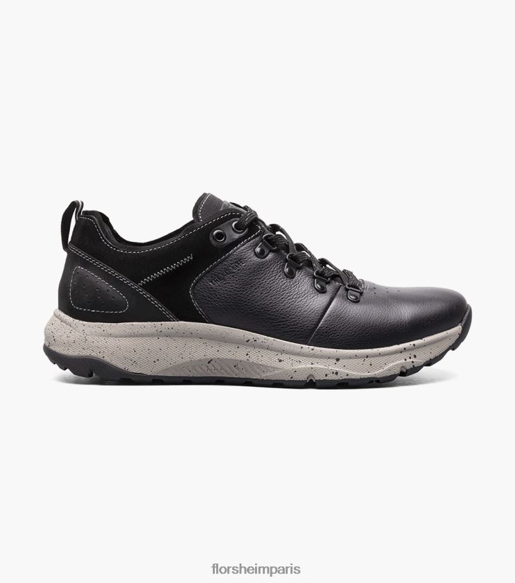 sneaker à lacets à bout uni bande de roulement lite 1 Florsheim Hommes TBZJJL315 chaussure noir dégringolé