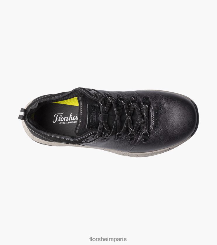 sneaker à lacets à bout uni bande de roulement lite 1 Florsheim Hommes TBZJJL315 chaussure noir dégringolé