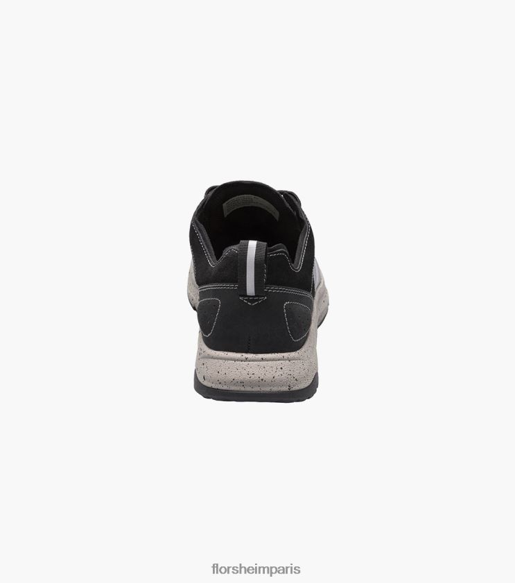 sneaker à lacets à bout uni bande de roulement lite 1 Florsheim Hommes TBZJJL315 chaussure noir dégringolé