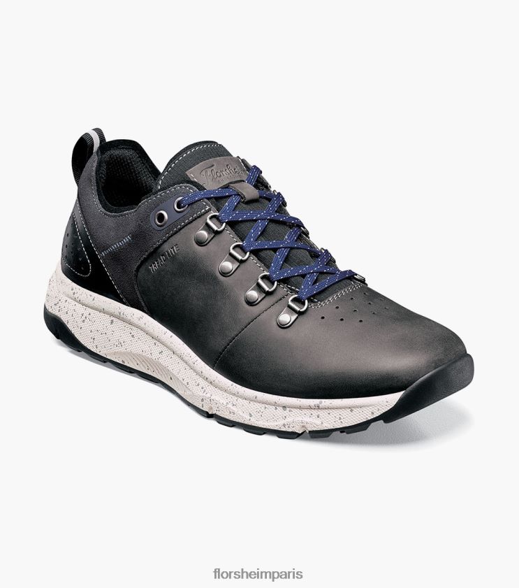 sneaker à lacets à bout uni bande de roulement lite 1 Florsheim Hommes TBZJJL316 chaussure gris
