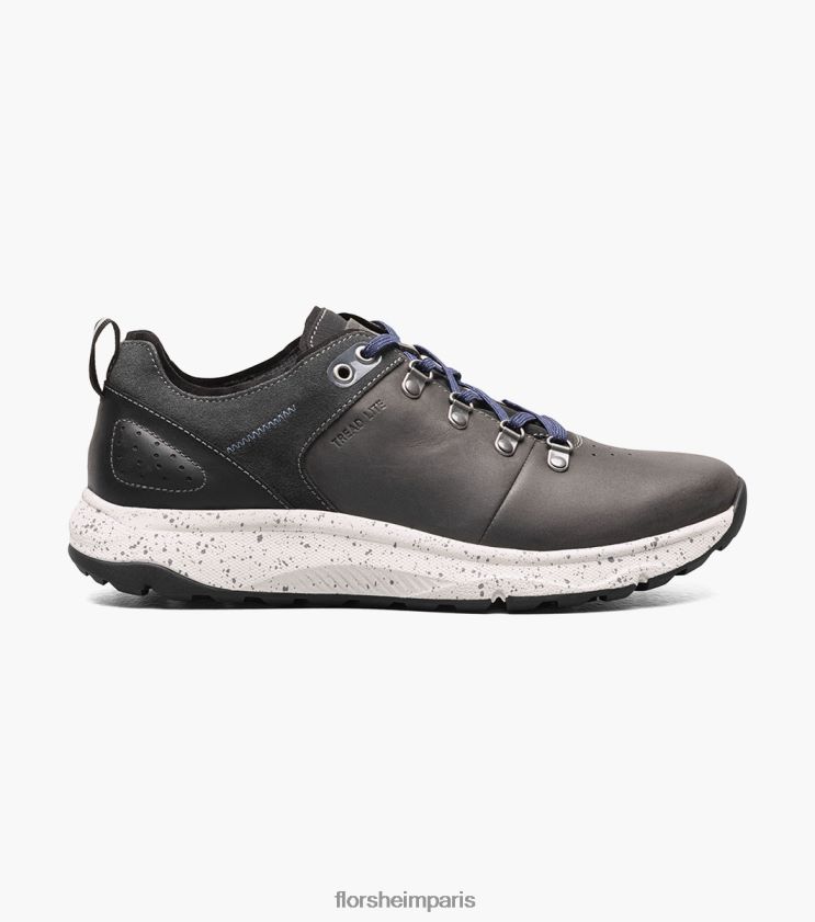 sneaker à lacets à bout uni bande de roulement lite 1 Florsheim Hommes TBZJJL316 chaussure gris