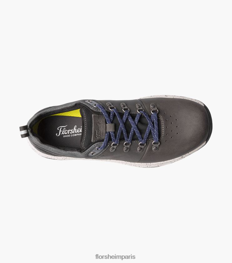 sneaker à lacets à bout uni bande de roulement lite 1 Florsheim Hommes TBZJJL316 chaussure gris