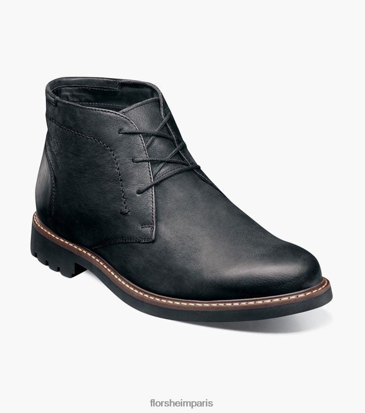 botte chukka à bout uni Florsheim Hommes TBZJJL249 chaussure nubuck noir