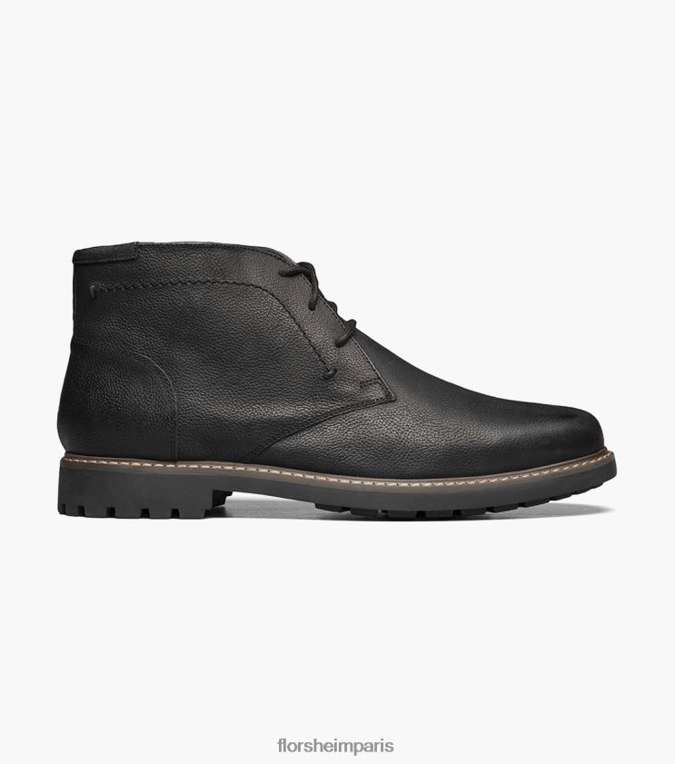 botte chukka à bout uni Florsheim Hommes TBZJJL249 chaussure nubuck noir