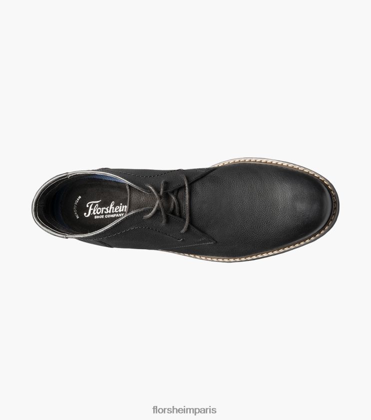 botte chukka à bout uni Florsheim Hommes TBZJJL249 chaussure nubuck noir