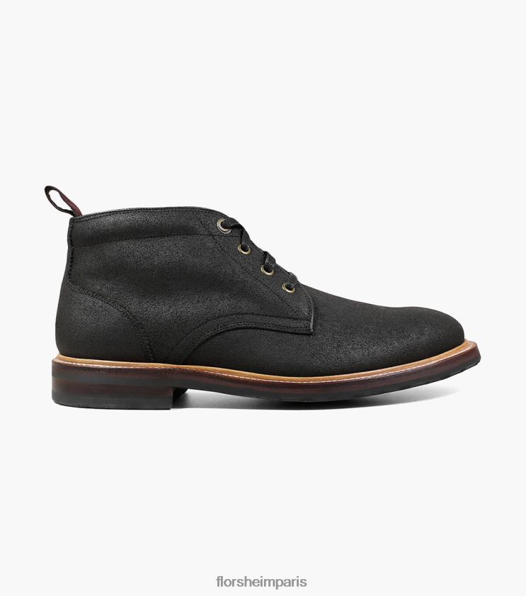 botte chukka à bout uni fonderie Florsheim Hommes TBZJJL389 chaussure ébène imprimé