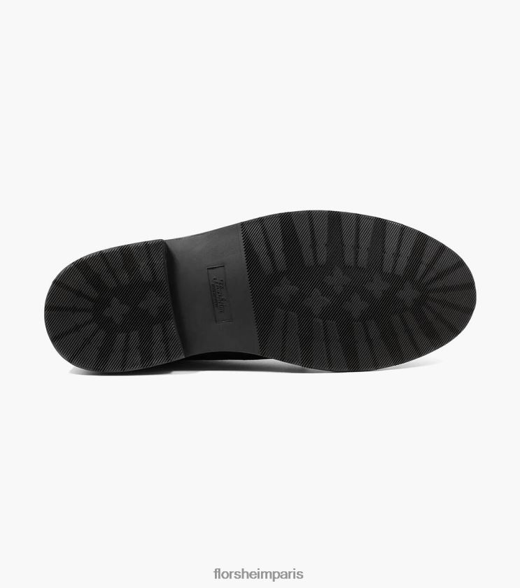 botte chukka à bout uni fonderie Florsheim Hommes TBZJJL389 chaussure ébène imprimé