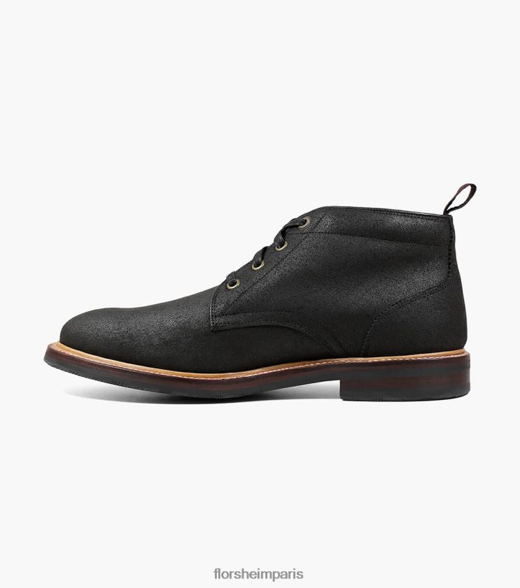botte chukka à bout uni fonderie Florsheim Hommes TBZJJL389 chaussure ébène imprimé