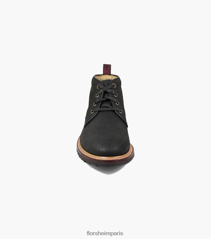 botte chukka à bout uni fonderie Florsheim Hommes TBZJJL389 chaussure ébène imprimé