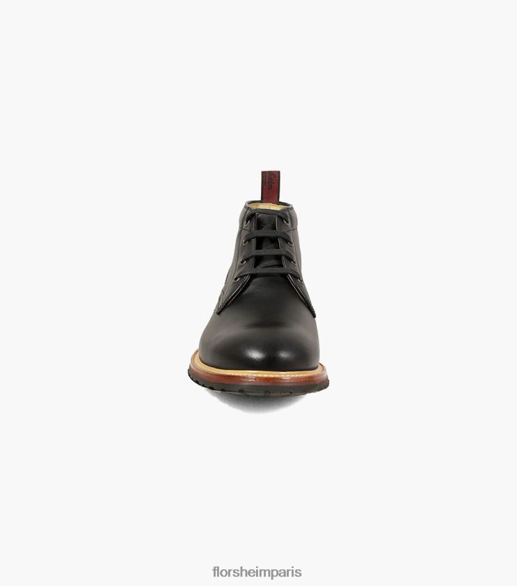 botte chukka à bout uni fonderie Florsheim Hommes TBZJJL390 chaussure noir