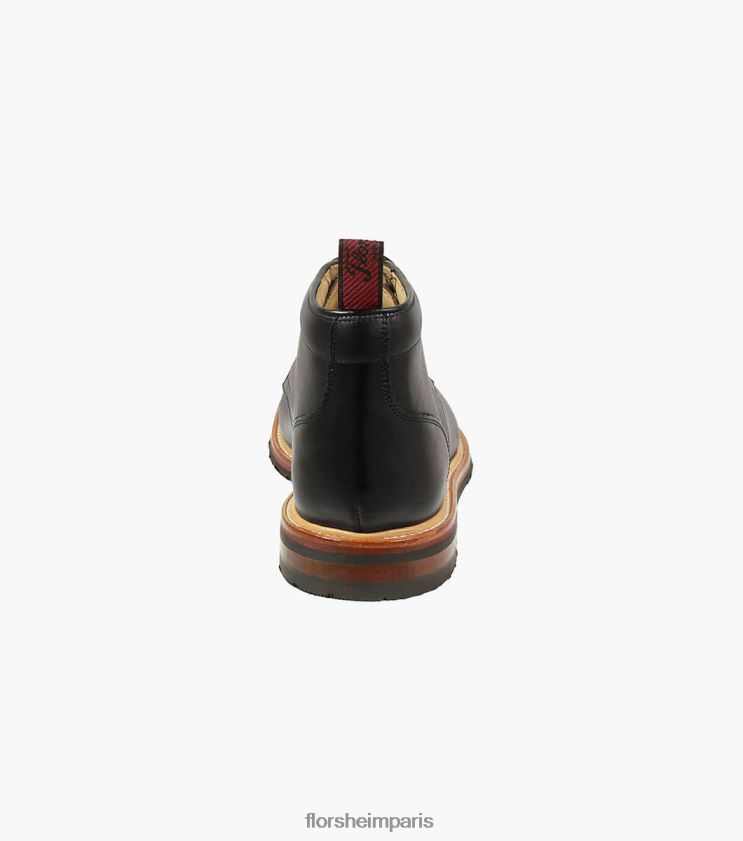botte chukka à bout uni fonderie Florsheim Hommes TBZJJL390 chaussure noir