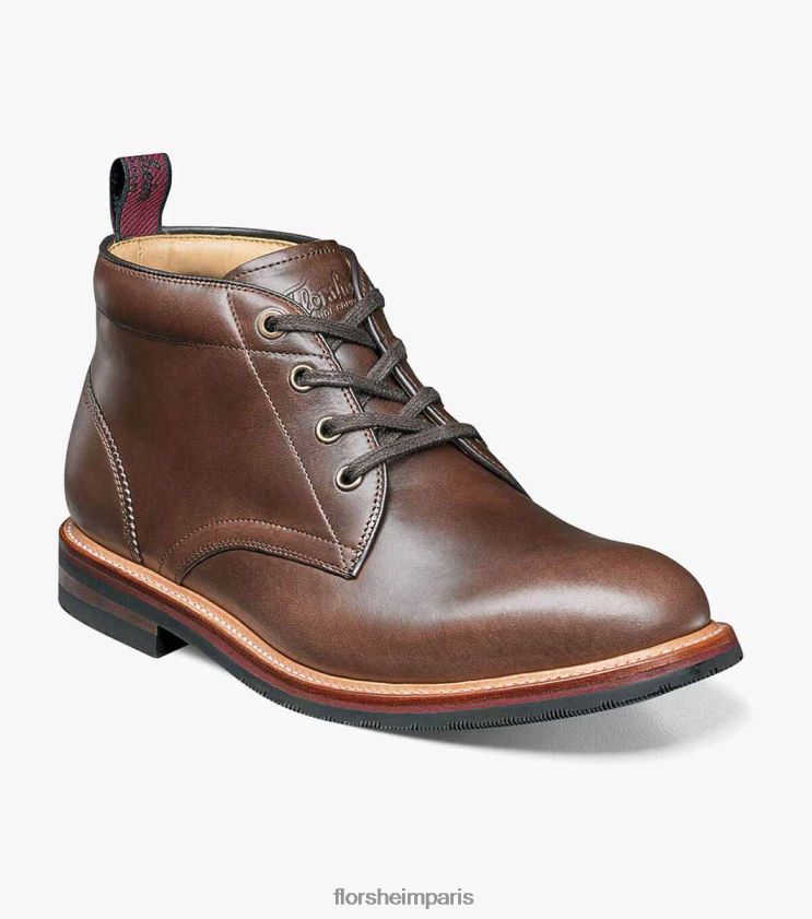 botte chukka à bout uni fonderie Florsheim Hommes TBZJJL391 chaussure brun