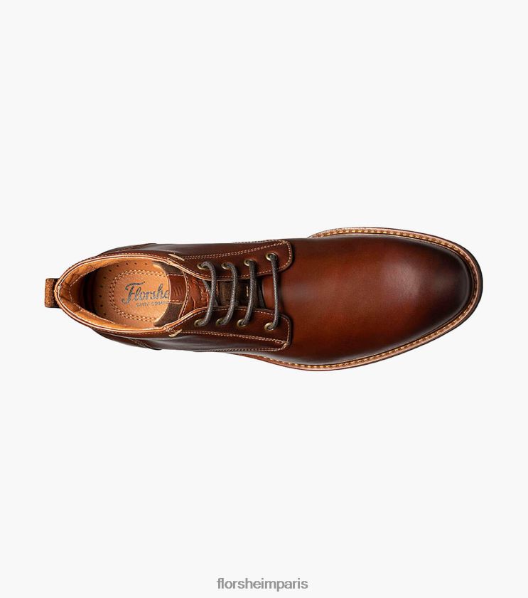 botte chukka à bout uni lodge Florsheim Hommes TBZJJL219 chaussure châtaigne