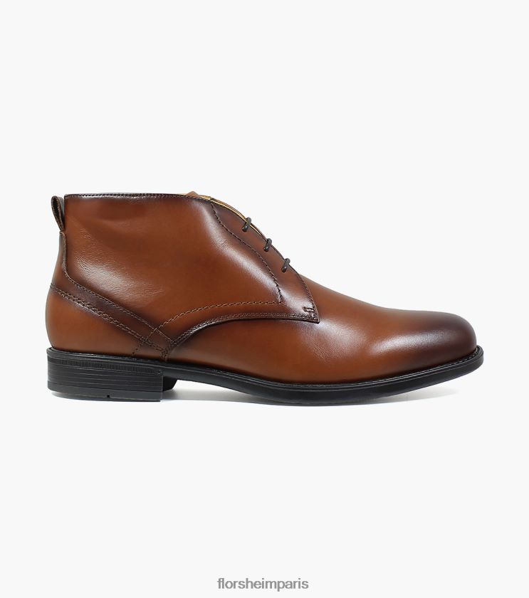 botte chukka à bout uni medfield Florsheim Hommes TBZJJL288 chaussure Cognac